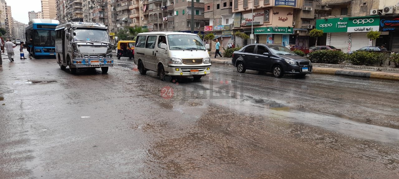 أمطار بمحافظة الإسكندرية