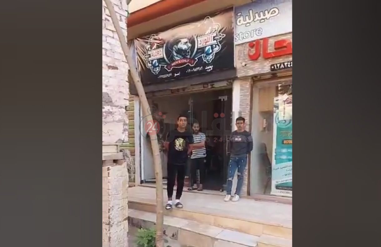 مسرح جريمة قتل شاب ببورسعيد