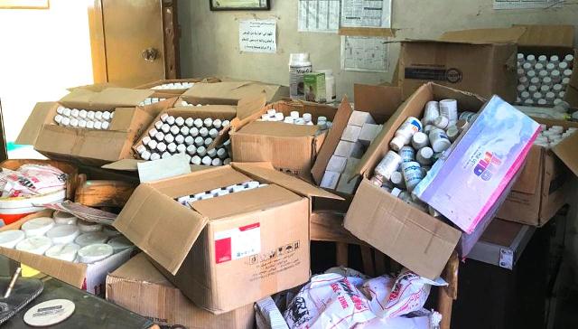 ضبط أدوية بيطرية مخالفة بالشرقية 02