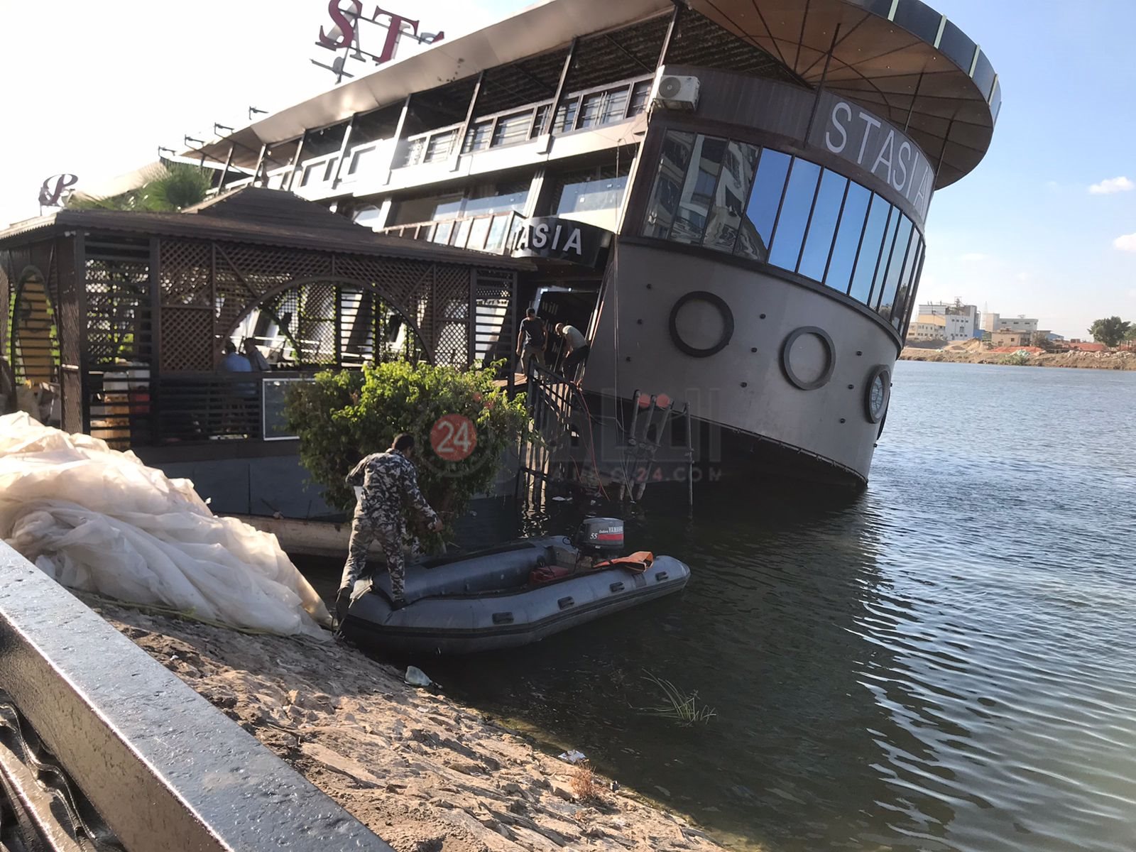 المركب الجانحة في الدقهلية 