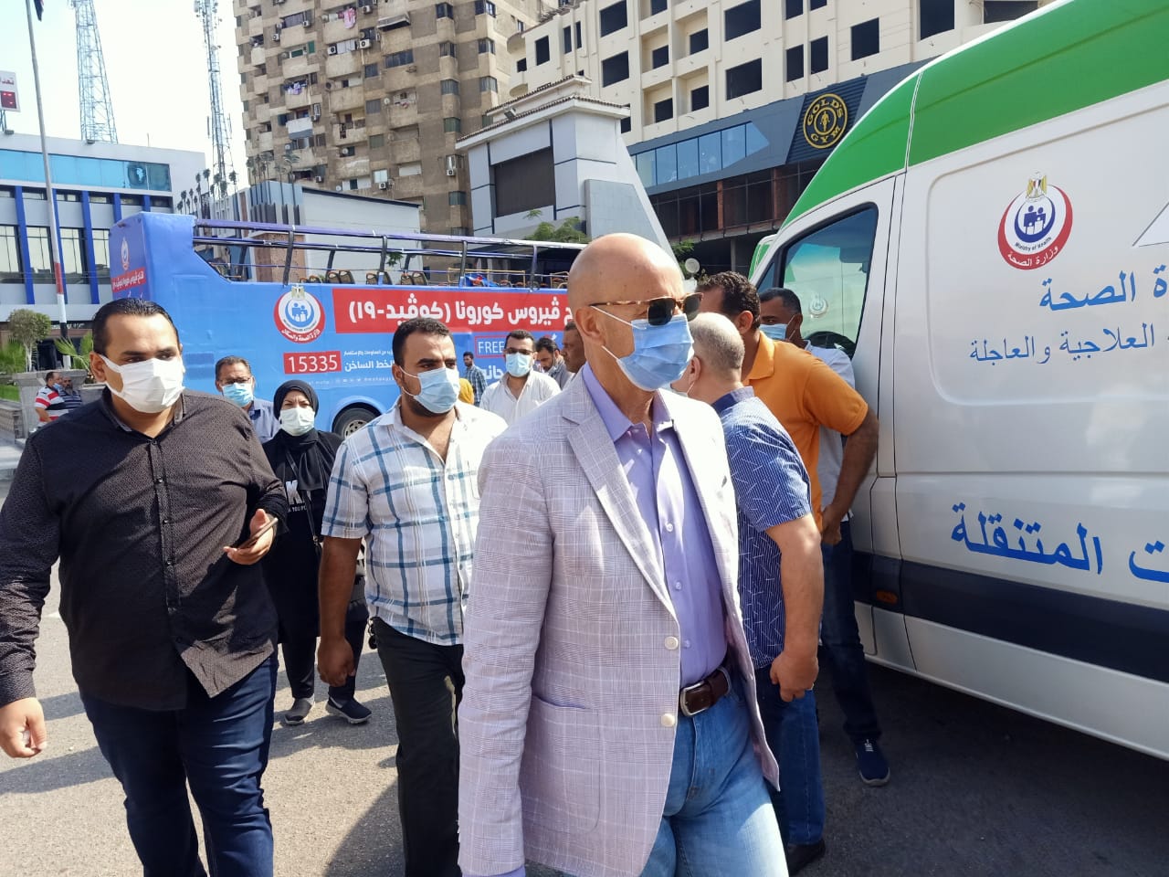 انطلاق حملة معًا نطمئن للتسجيل للقاح كورونا بالشرقية 07