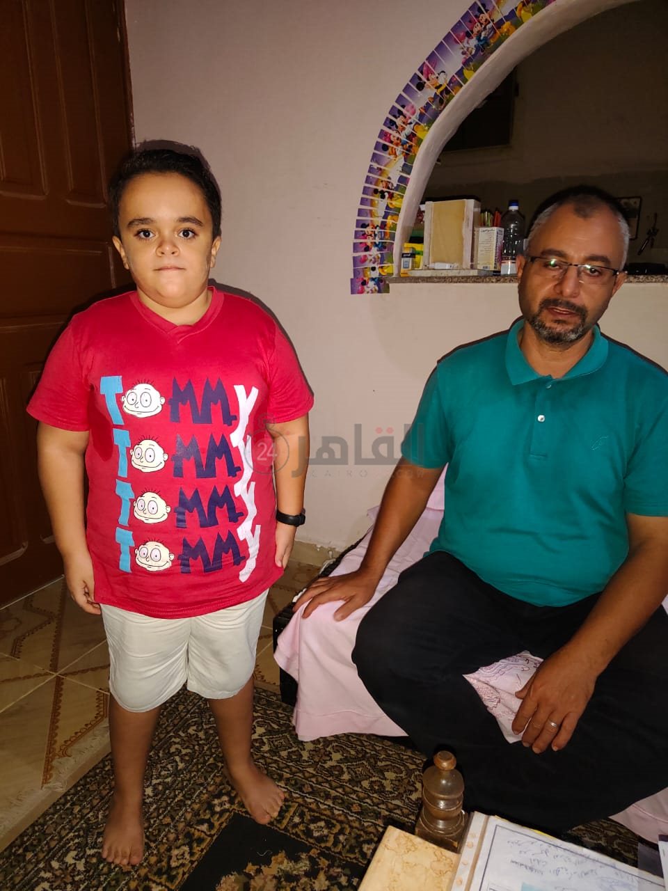 الطفل محمد المصاب بمتلازمة لارون