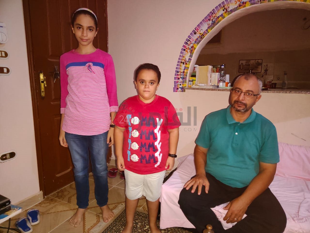 الطفل محمد المصاب بمتلازمة لارون