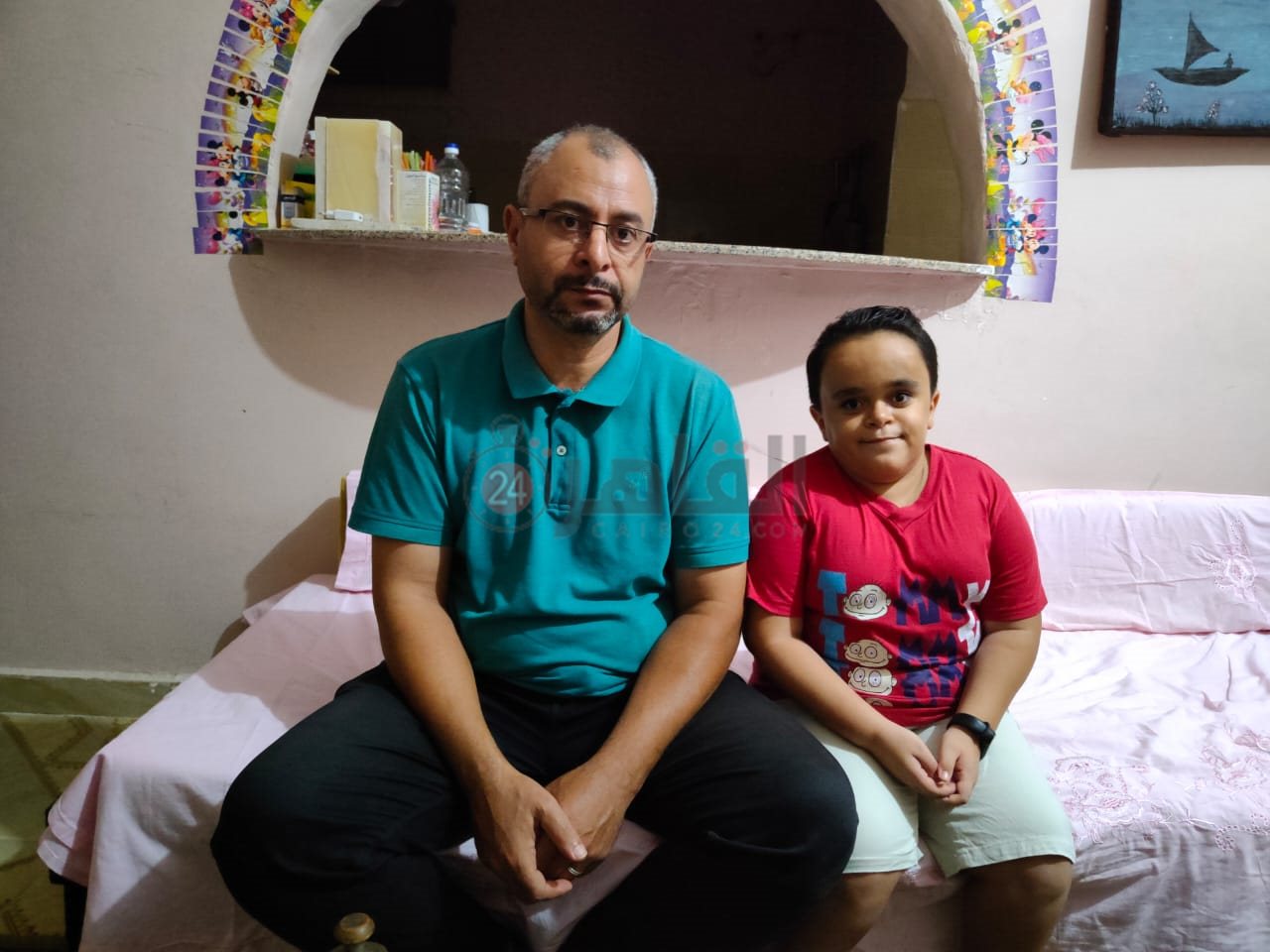 الطفل محمد المصاب بمتلازمة لارون 