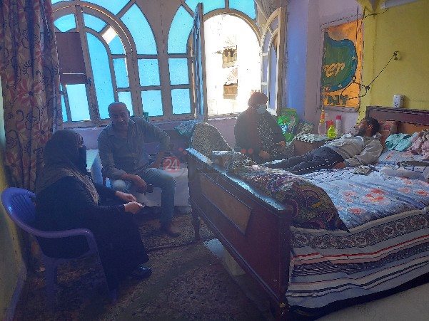 تضامن بورسعيد تبحث حالة رزق 