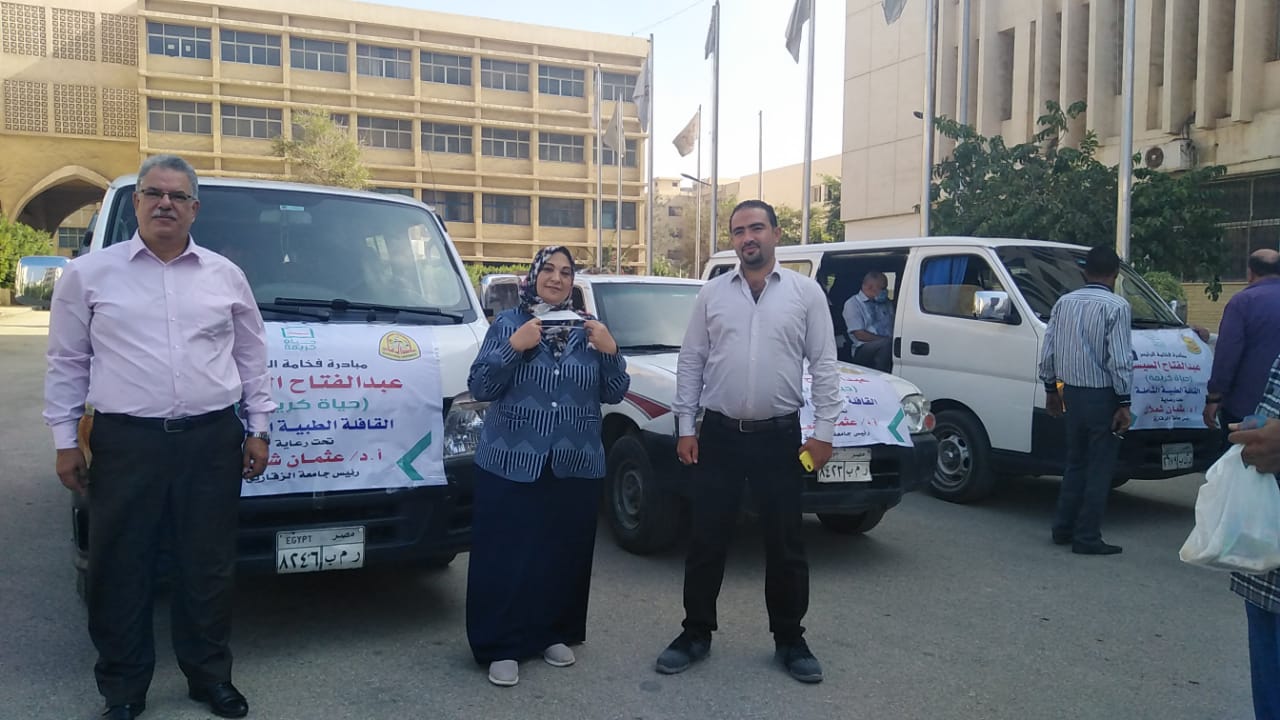 جامعة الزقازيق تُطلق قافلة طبية لقرى حياة كريمة بالشرقية 04