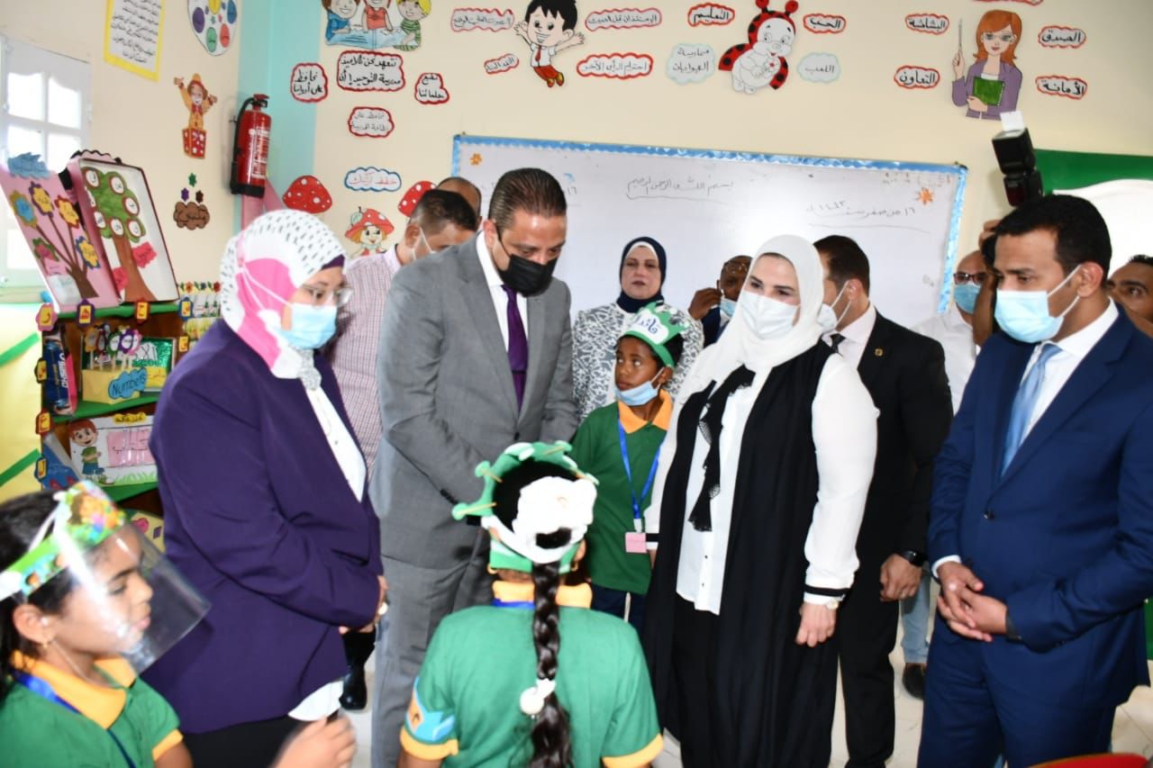 وزيرة التضامن الاجتماعي في الفيوم