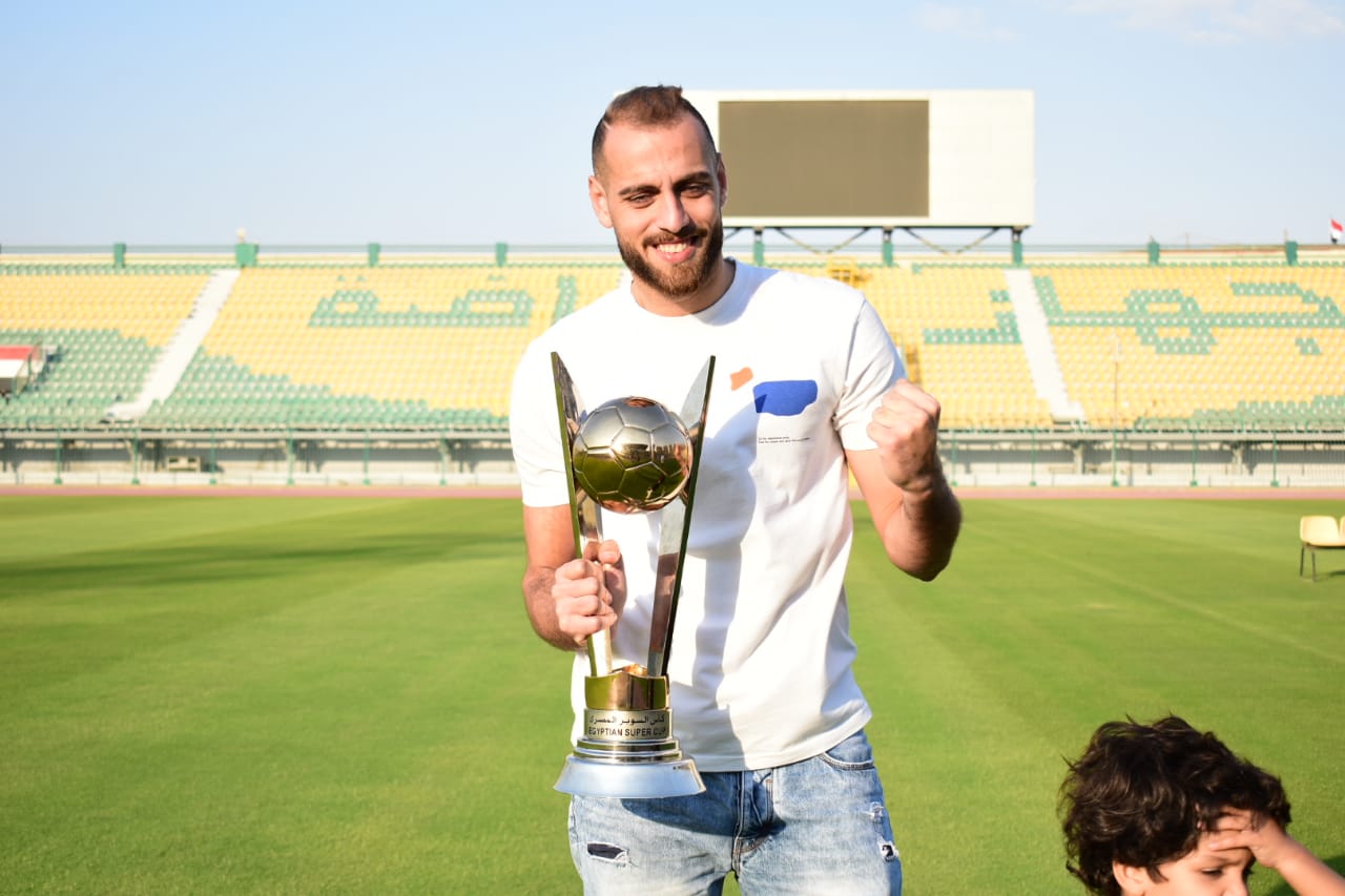 جلسة تصوير طلائع الجيش بعد الفوز بكأس السوبر