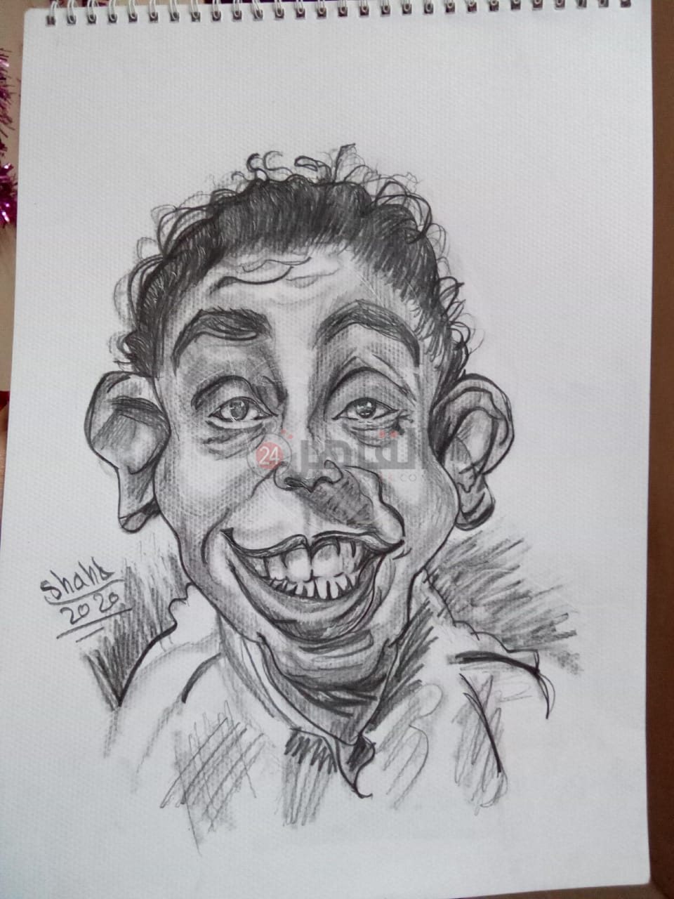 رسومات الطفلة شهد المهدي أصغر فنانة تشكيلية 