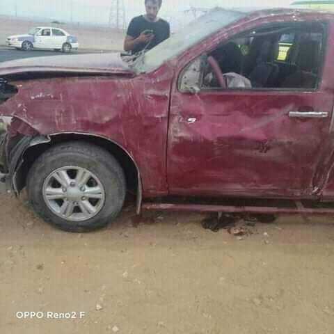 السيارة بعد الحادث