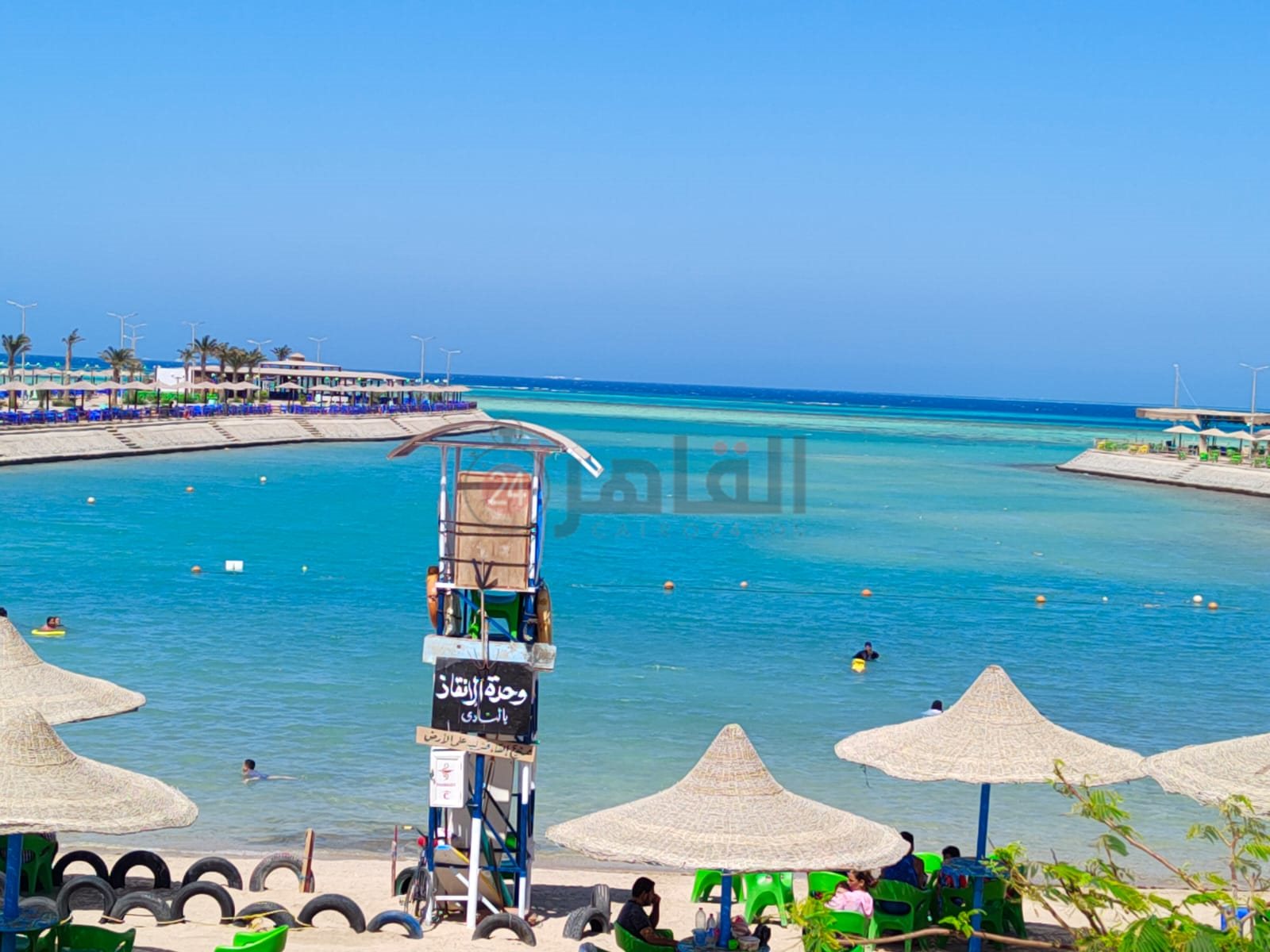 إقبال ضعيف على شواطئ الغردقة