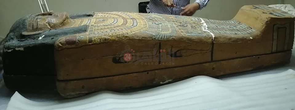 ترميم التوابيت بمتحف آثار بني سويف (1)