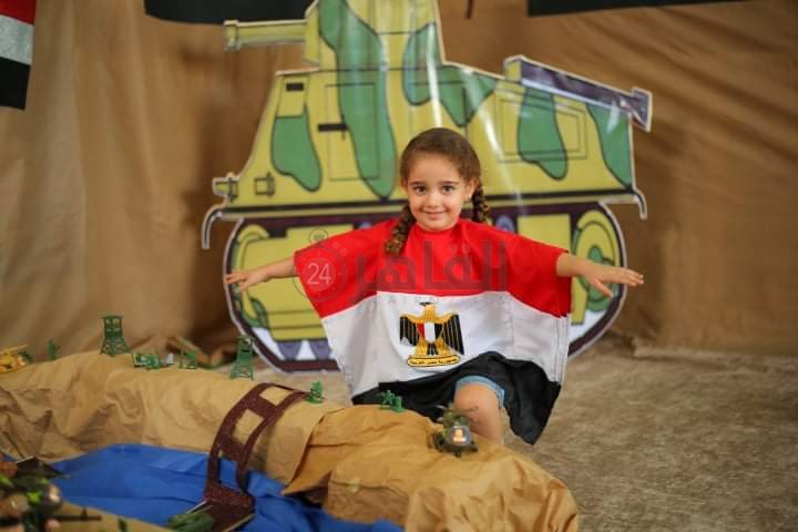 سيشن مبهج لأطفال المنوفية بذكرى حرب أكتوبر