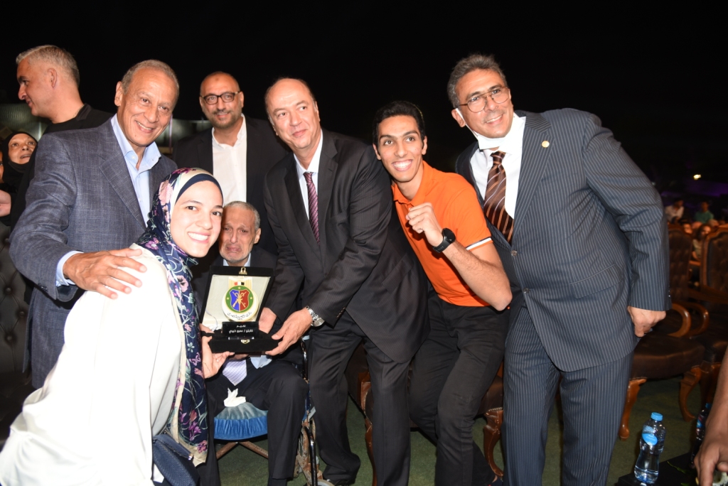 حفل نادي الصيد لتكريم هداية ملاك وسيف عيسى