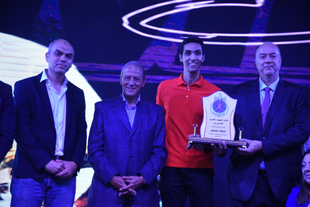 حفل نادي الصيد لتكريم هداية ملاك وسيف عيسى