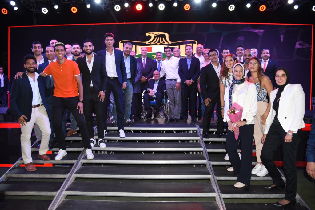 حفل نادي الصيد لتكريم هداية ملاك وسيف عيسى