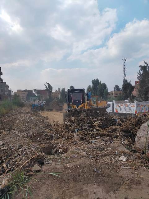 إزالة تعديات على الأراضي بالشرقية 