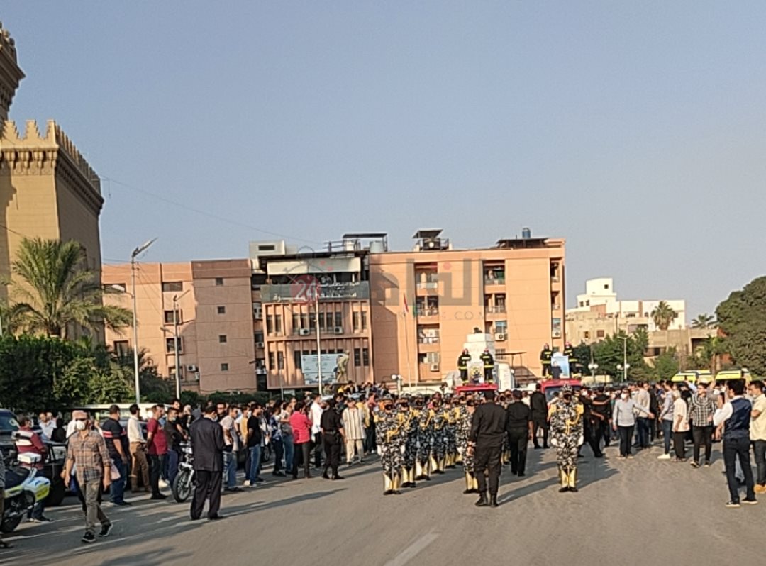 جنازة عسكرية وشعبية لشهداء حادث الإسماعيلية 6