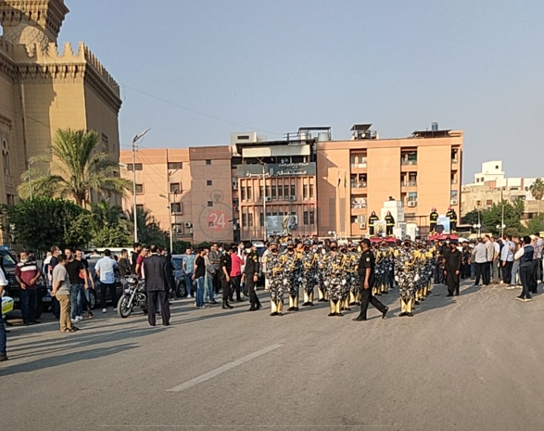 جنازة عسكرية وشعبية لشهداء حادث الإسماعيلية 7