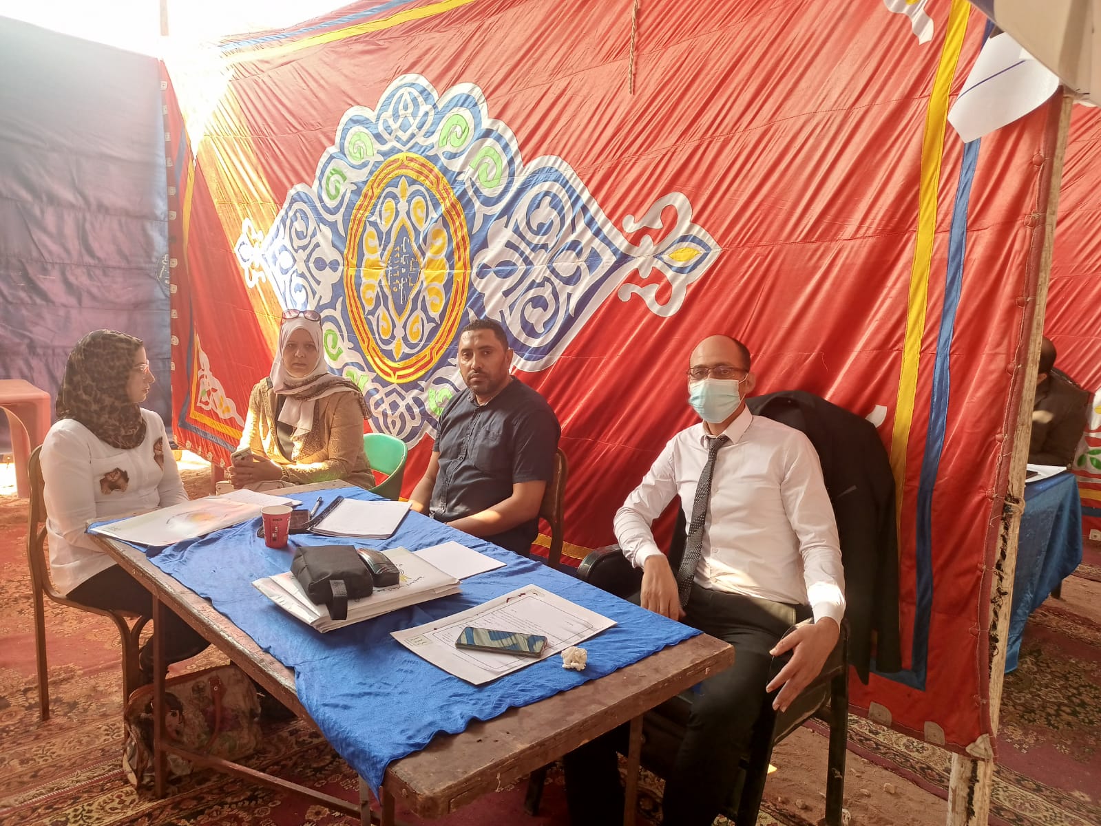 الانتخابات باستاد المنصورة