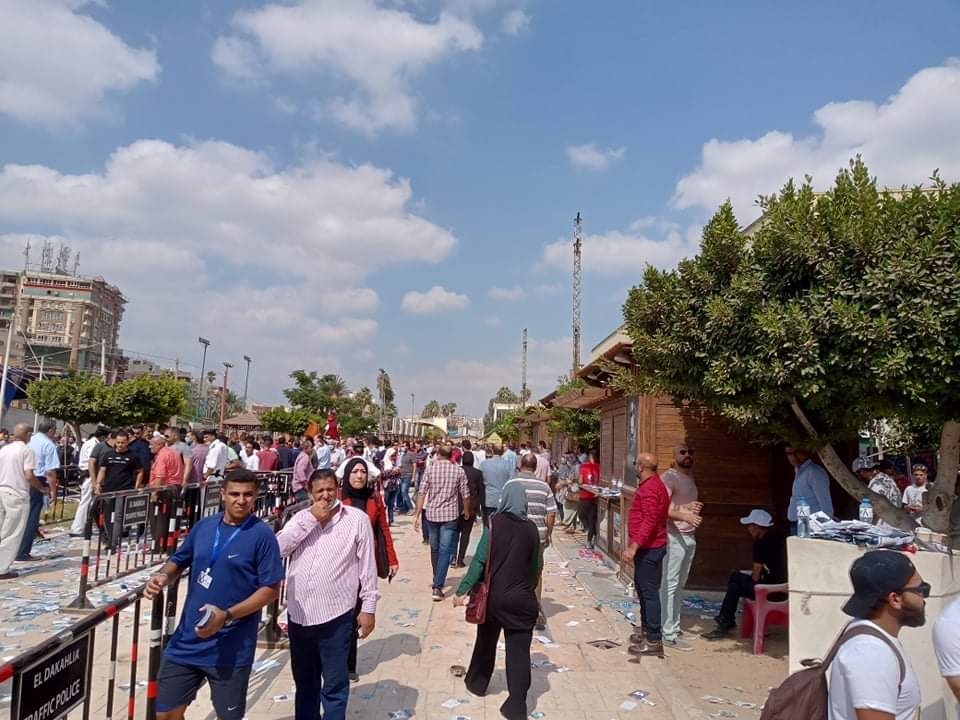 الانتخابات باستاد المنصورة