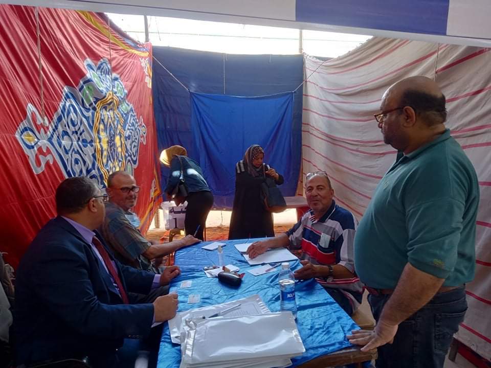 الانتخابات باستاد المنصورة