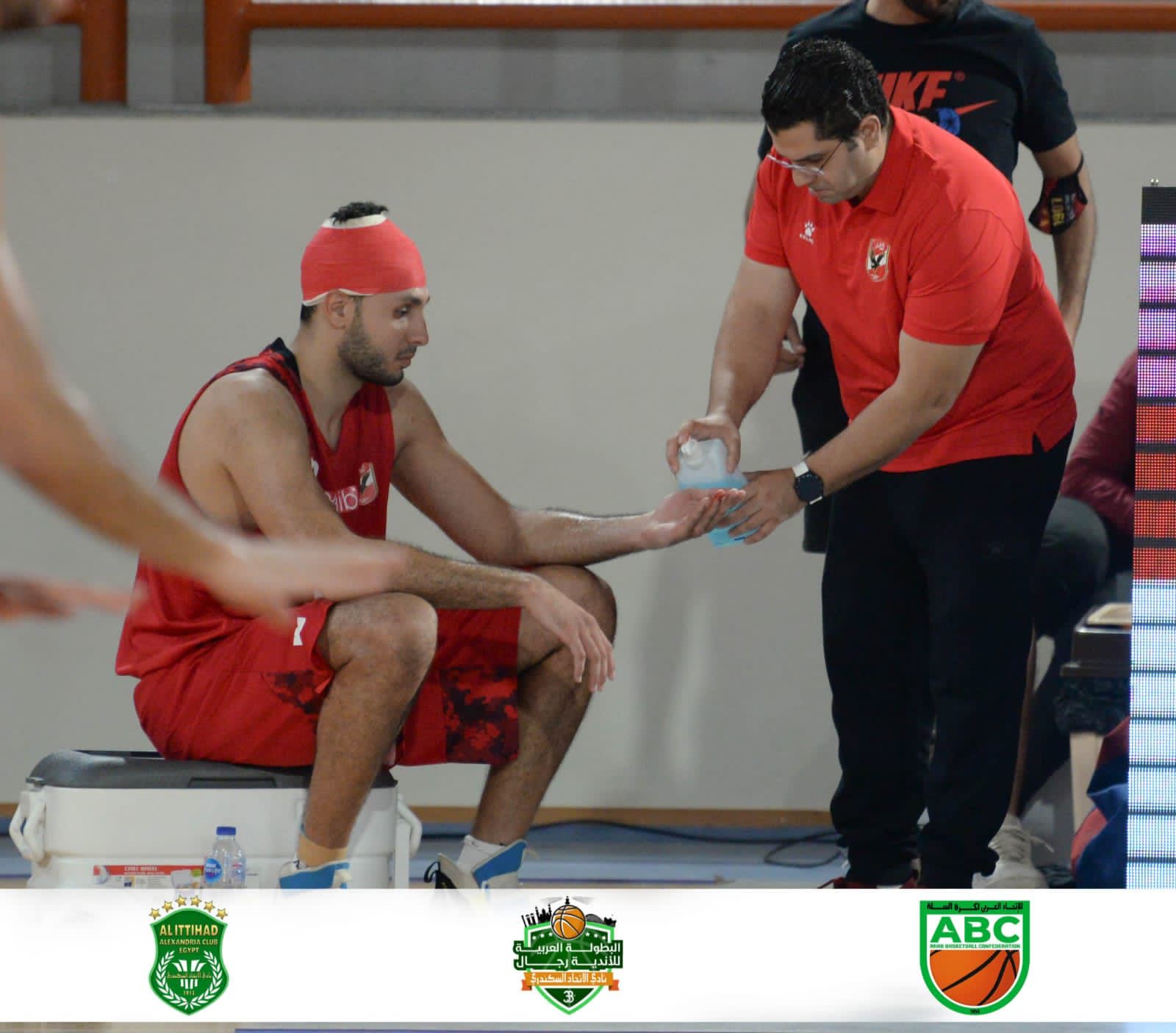 أحمد حمدي لاعب سلة الأهلي