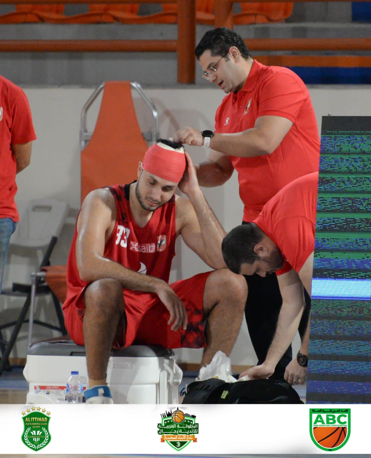 أحمد حمدي لاعب سلة الأهلي