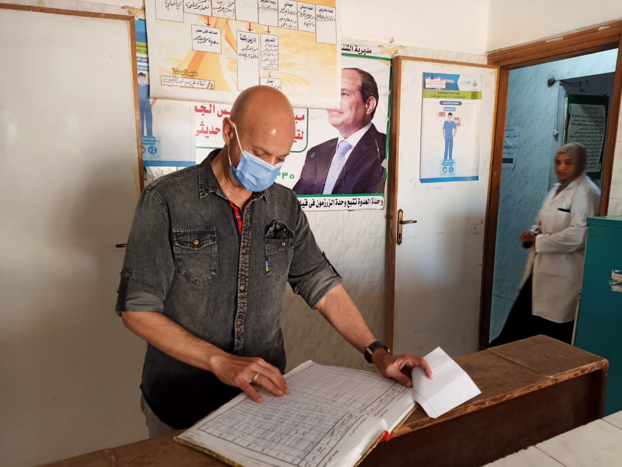 جولة وكيل الوزارة بوحدة الحلوات 01