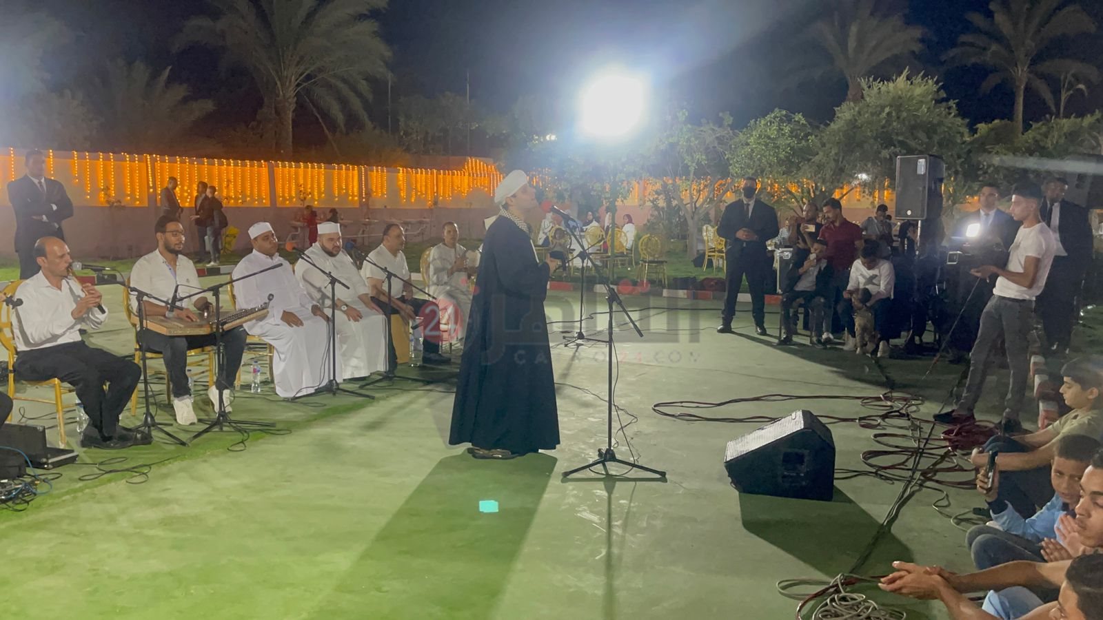 التهامي أثناء الأمسية الاحتفالية