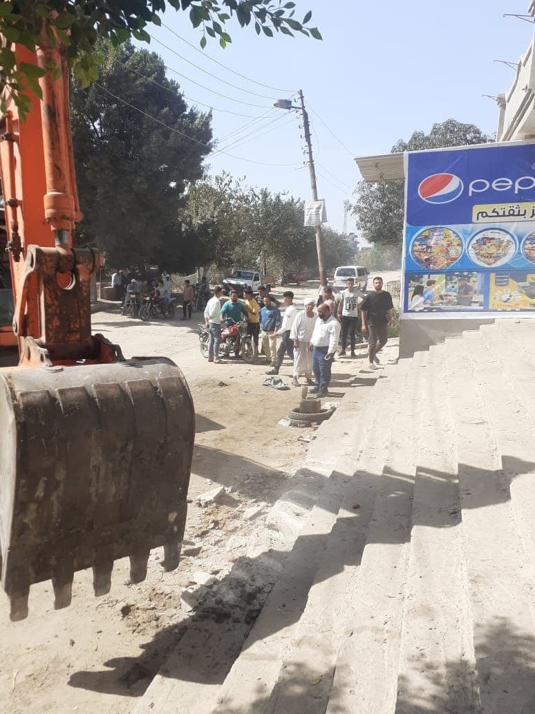 إزالة تعديات على الأراضي بالشرقية 02