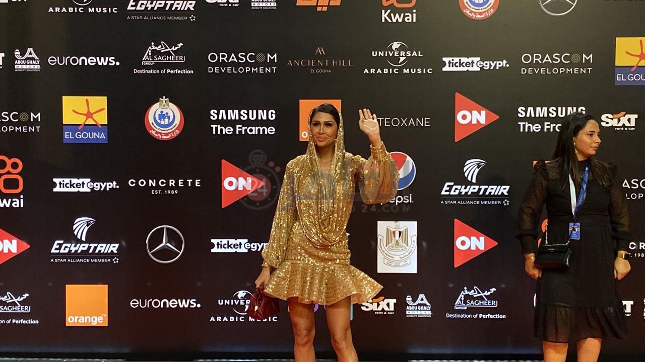 إنجي كيوان من مهرجان الجونة