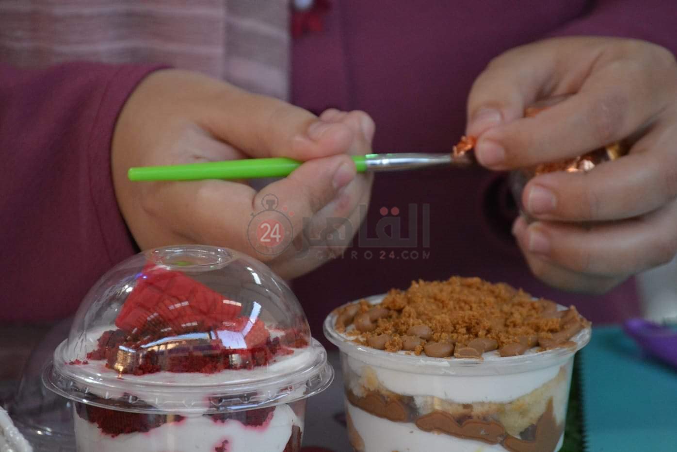 الشيف هدير تزيين الحلوي 