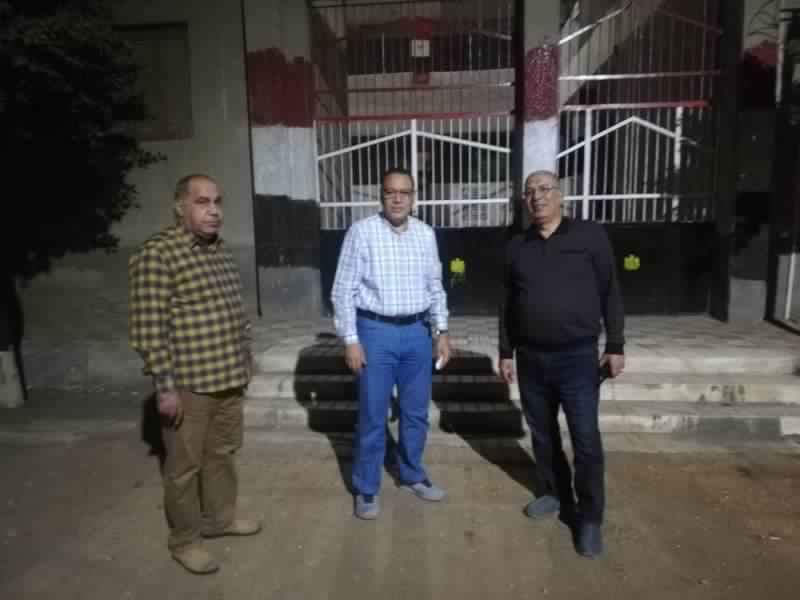 زيارة المحافظ للوحدة المحلية ليلًا 01