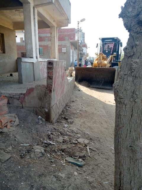 إزالة تعديات على أملاك الدولة بالشرقية 02