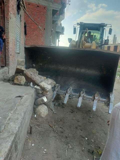 إزالة تعديات على الأراضي بالشرقية 02