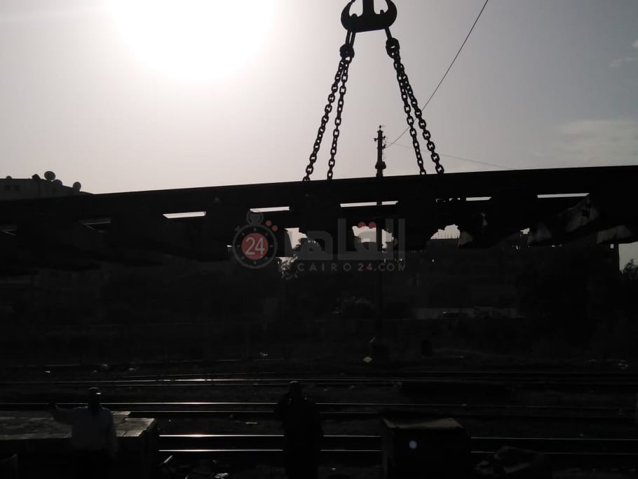 عملية التطوير داخل محطة المنيا 