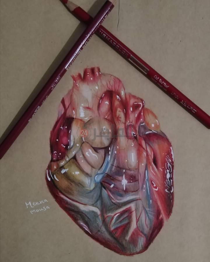 قلب بدا كما لو كان حقيقيًا