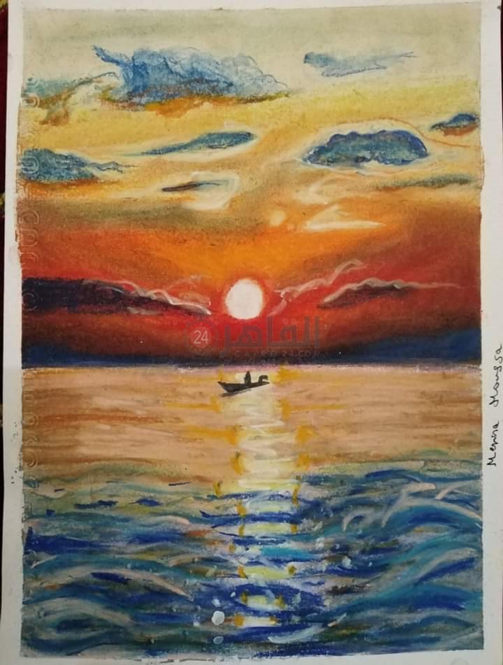 لوحة الغروب