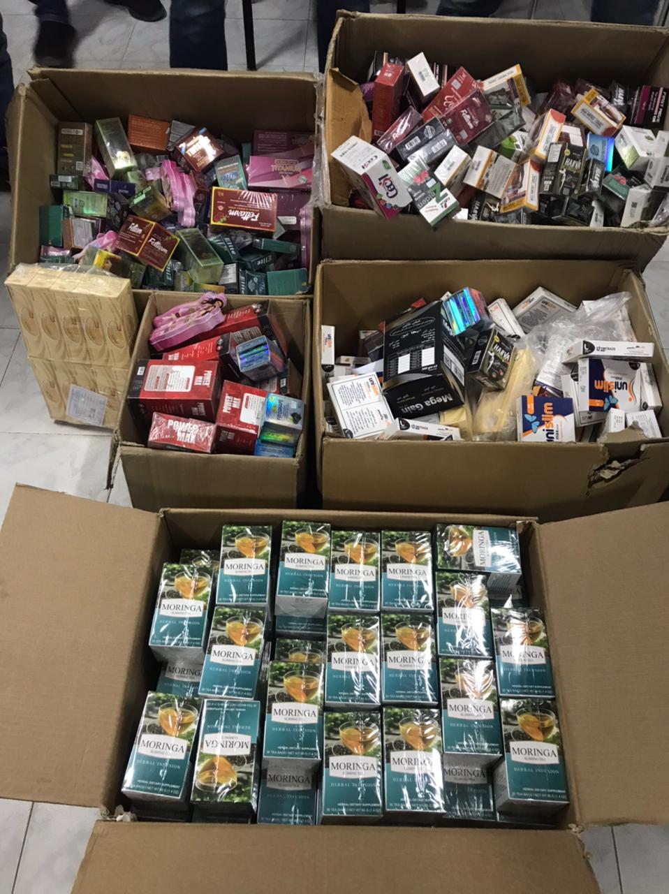 ضبط أدوية مخالفة في الفيوم