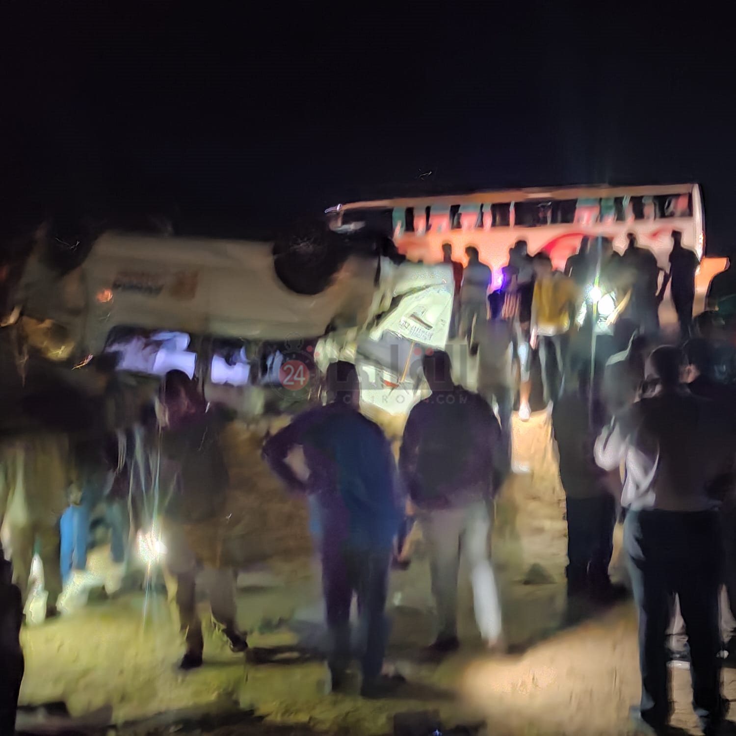  حادث انقلاب سيارة