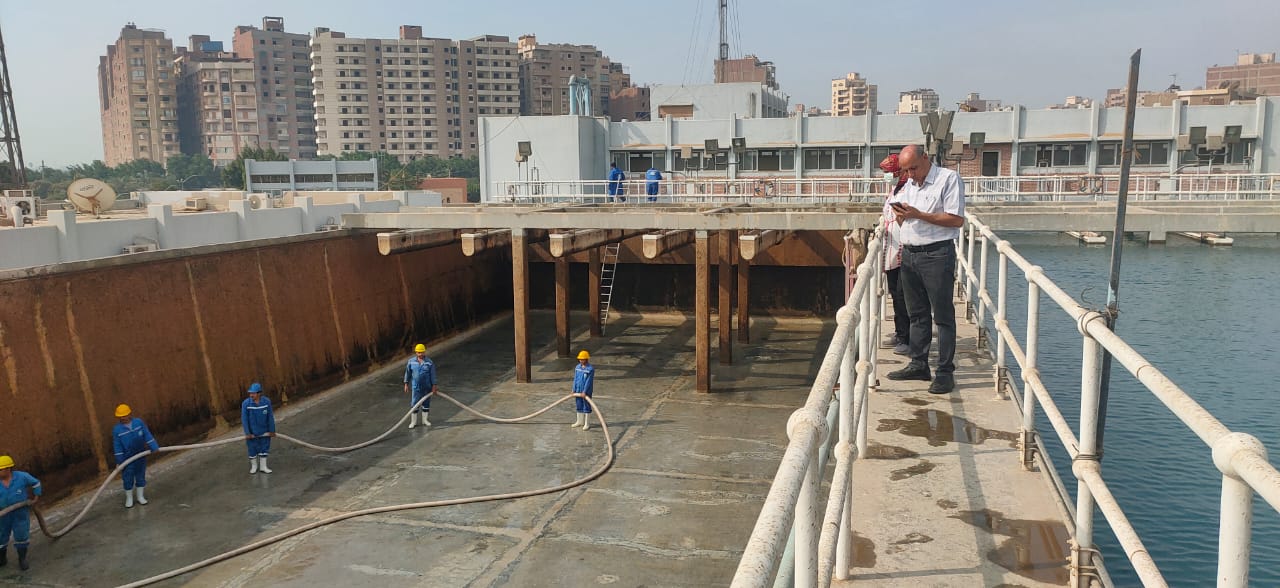 غسيل محطة قحافة في الفيوم