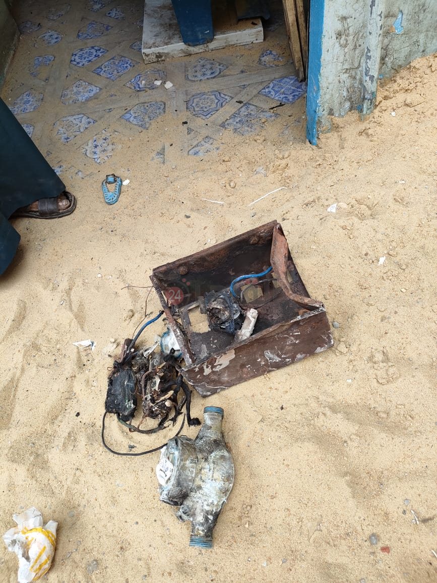 جانب من الحريق 