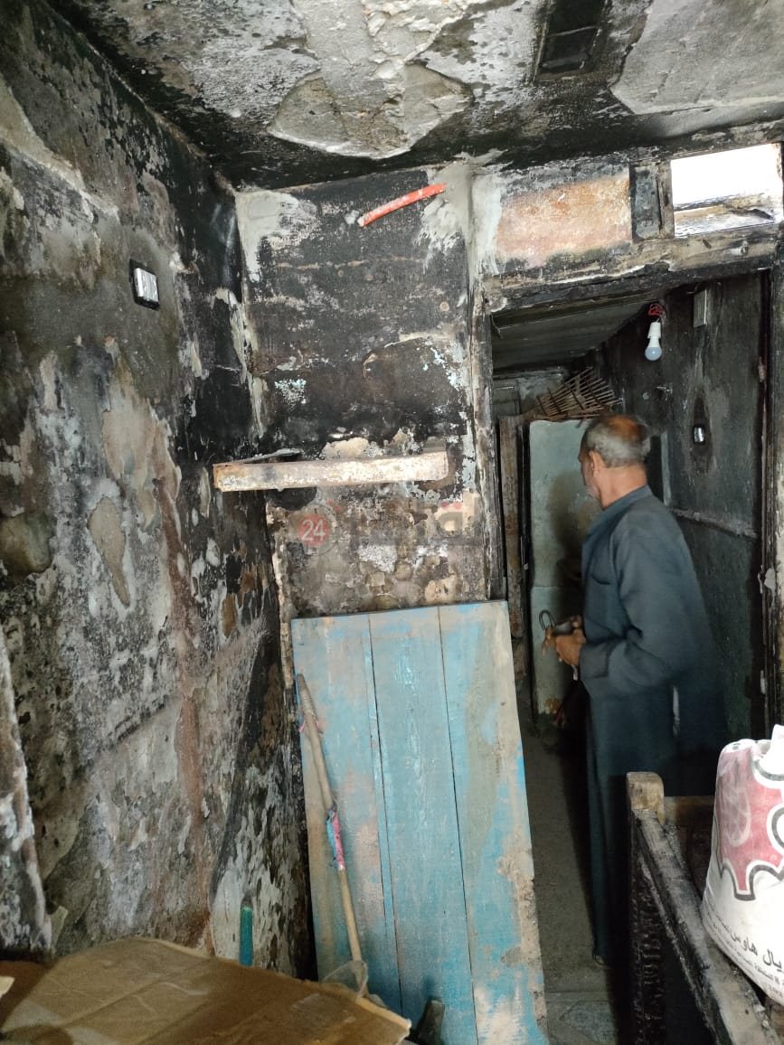 جانب من الحريق 