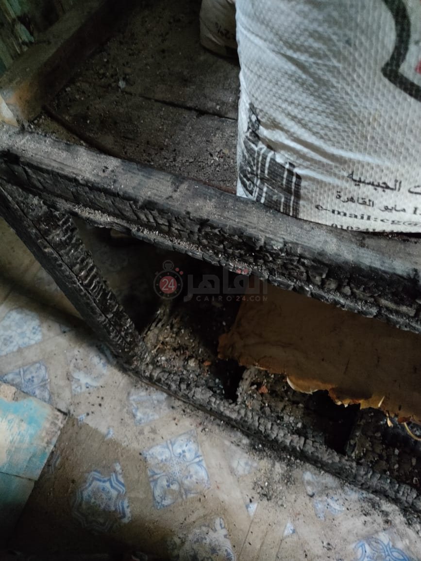 جانب من الحريق 