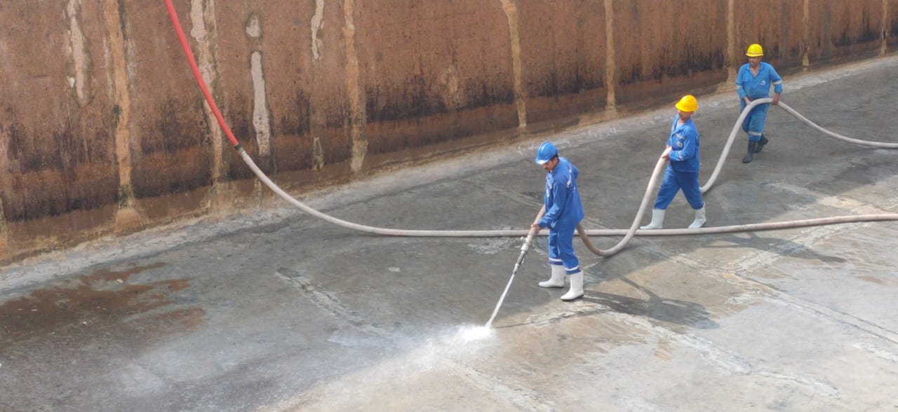 غسيل محطة قحافة في الفيوم