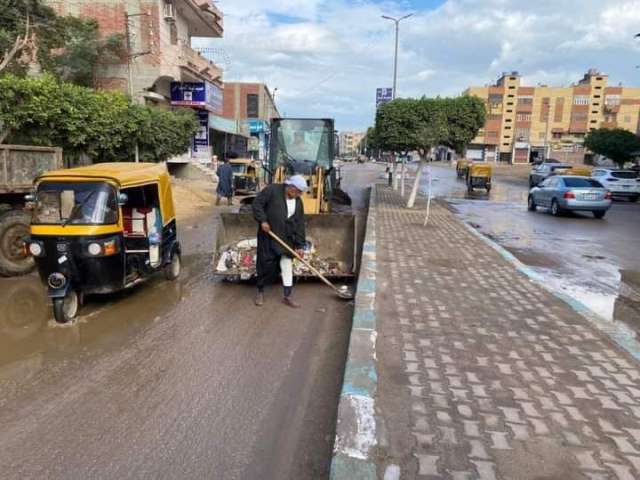 كسح مياه الأمطار بالشرقية 09