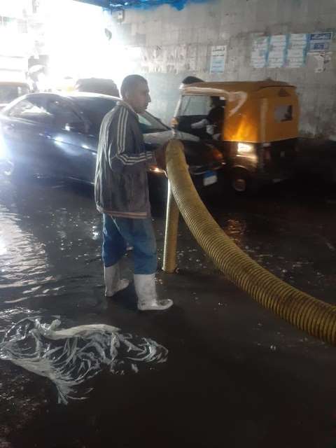 كسح مياه الأمطار بالشرقية 07
