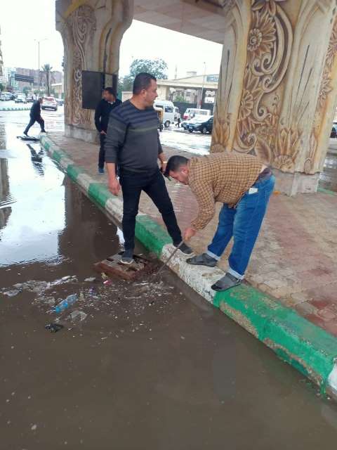 كسح مياه الأمطار بالشرقية 06