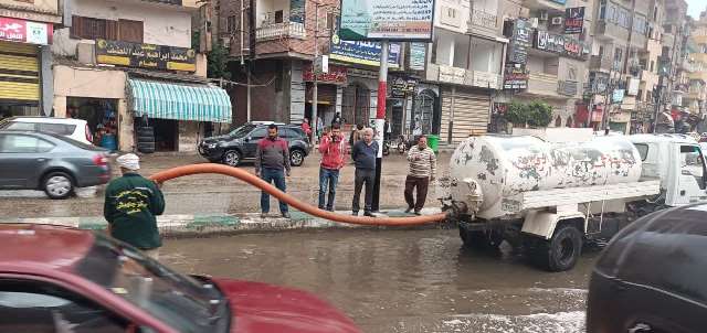 كسح مياه الأمطار بالشرقية 04